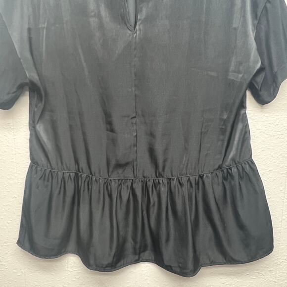 Ripzone Top Womens Small Ruffle Hem Lightweight Whimsigoth Witchy Dark Boho Chic - Picture 7 of 10